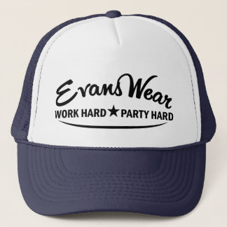 WORK HARD PARTY HARD TRUCKER HAT