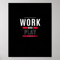 Work Hard Play Hard Classic Viral