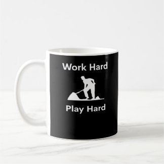 Work Hard Play Hard Worker - White Classic Coffee Mug