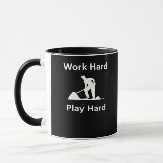 Work Hard Play Hard Worker - White Classic Mug