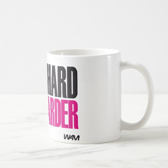work hard play harder coffee mug (Right)