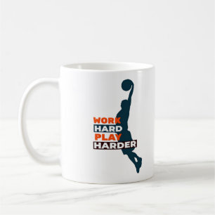 Work Hard Play So Hard Basketball Player Classic Coffee Mug