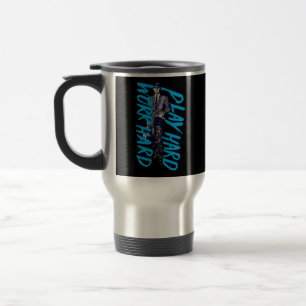 Work Hard Play so Hard Classic Meme Travel Mug