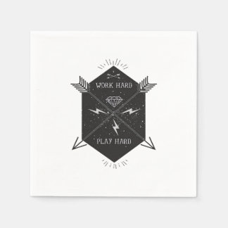 Work Hard Play So Hard Classic Napkin