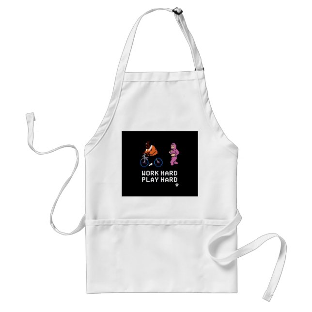 Work Hard Play so Hard - Cloud Nine Classic Standard Apron (Front)
