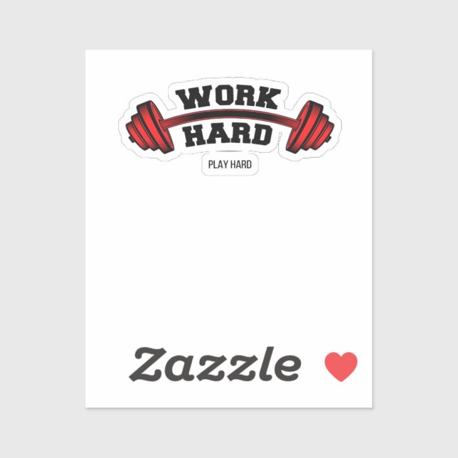 Work Hard Play So Hard for Workers Funny (Sheet)