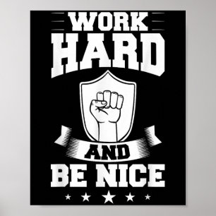 Work Hard Quotes Insration Motivational Saying Poster
