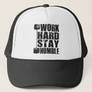 Work Hard Stay Humble - Dumbbell Trucker Hat