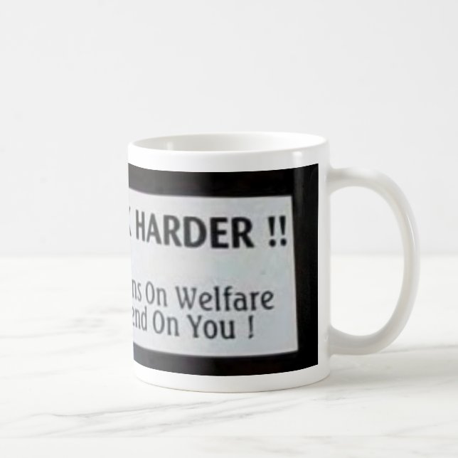 work harder coffee mug (Right)