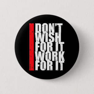 Work Harder Motivation Fitness Gym Entrepreneur In 6 Cm Round Badge