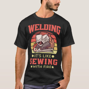 Work Humor Vintage Welding for Steel and Metal Wo T-Shirt