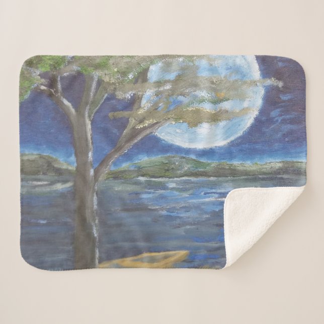 Work Image Sobriety Sherpa Blanket (Front (Horizontal))