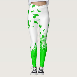 Work In Progress Green Leggings