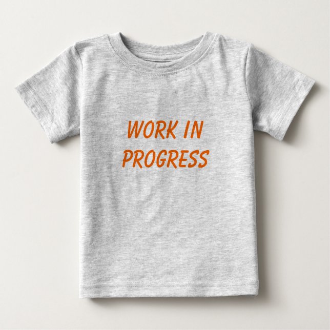 Work In Progress - kids shirt (Front)