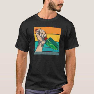 Work In The Garden Gardening Landscaping   T-Shirt