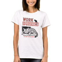Work Interrupt Specialist – Funny Office Cat Graph
