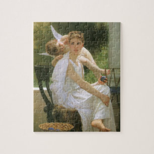 Work Interrupted by Bouguereau, Angel Portrait Jigsaw Puzzle