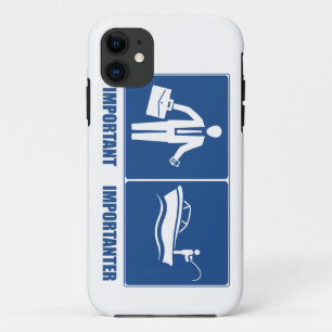 Work Is Important, Fishing Is Importanter iPhone 11 Case
