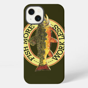Work Less, Fish More Fisherman's iPhone 13 Case