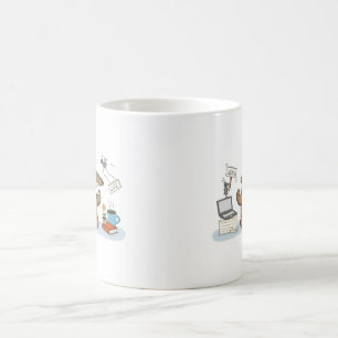 Work-Life Balance Anteater Coffee Mug