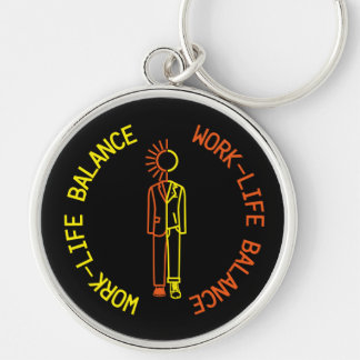 Work-life balance key ring