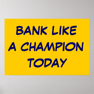 Work Like a Champion Poster