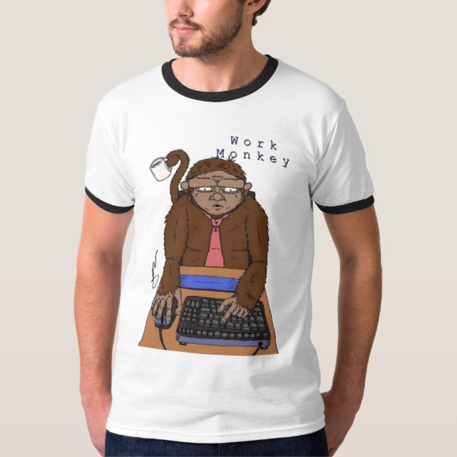 Work Monkey T-Shirt (Front)