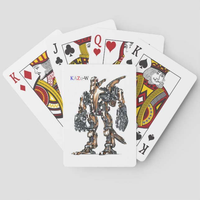 Work No. 00006 "Mysterious Aircraft Used for Festi Playing Cards (Back)