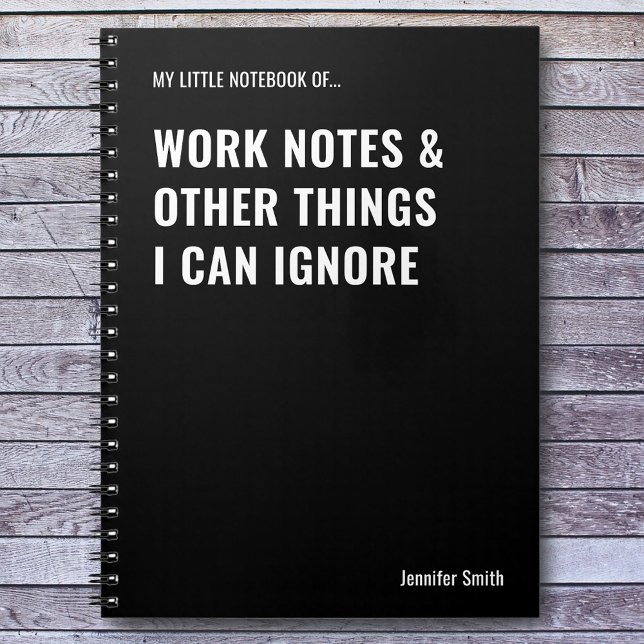 Work Notes & Other Things Funny Quote Notebook (Creator Uploaded)
