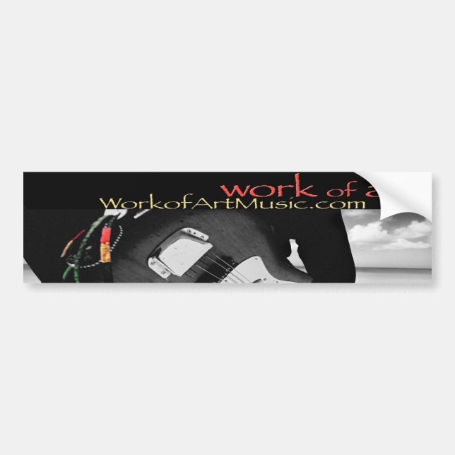 Work of Art Bumper Sticker (Front)