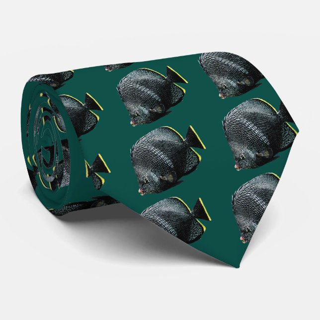 Work of art butterflyfish , Chaetodon daedalma Tie (Rolled)