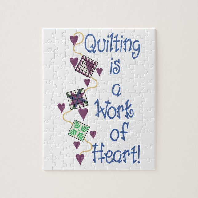 Work Of Heart Jigsaw Puzzle (Vertical)
