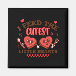 Work Of Heart School Lunch Lady Cafeteria Worker V Magnet