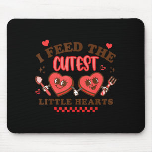 Work Of Heart School Lunch Lady Cafeteria Worker V Mouse Mat