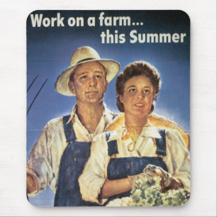 Work on a Farm...This Summer Mouse Mat