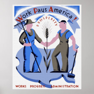 Work Pays America Poster