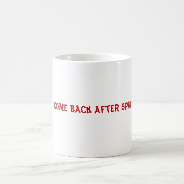 Work Slogan 2 Coffee Mug (Center)