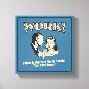 Work: Smaller Than They Appear Canvas Print