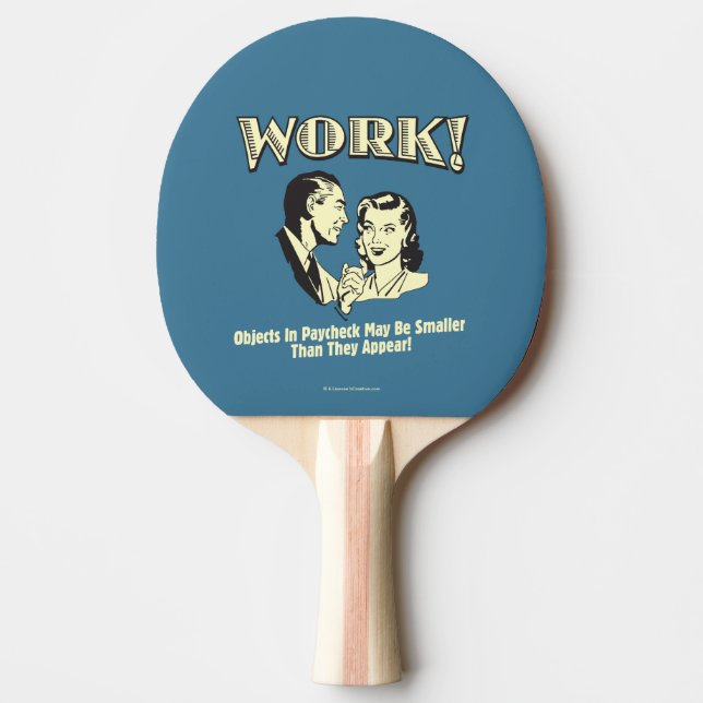 Work: Smaller Than They Appear Ping Pong Paddle (Front)