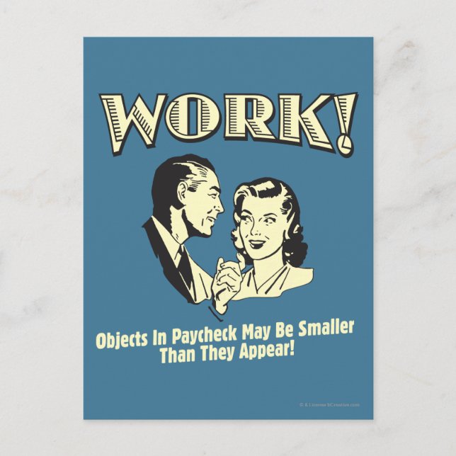 Work: Smaller Than They Appear Postcard (Front)