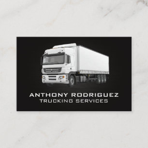 Work Truck Deliveries and Transport Business Card