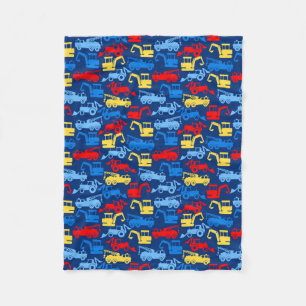Work trucks fleece blanket