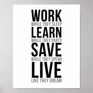 Work While They Sleep Poster