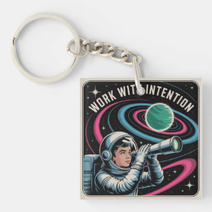Work With Intention Key Ring