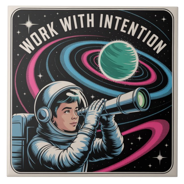 Work With Intention Tile (Front)