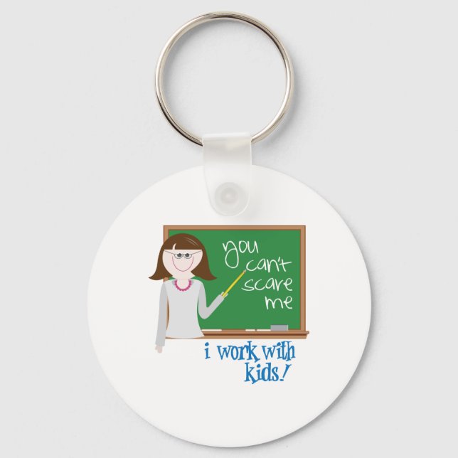 Work With Kids Key Ring (Front)