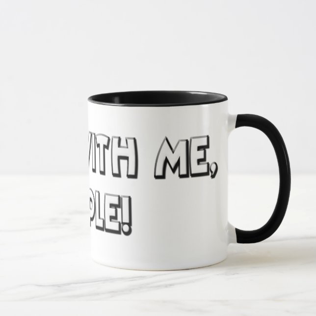 Work With Me People Mug (Right)