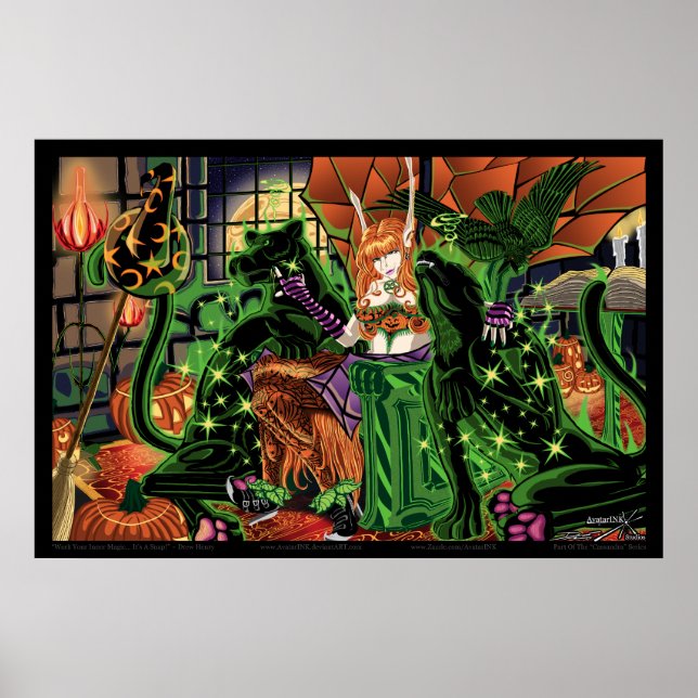 Work Your Inner Magic... It's A Snap! Photo Print (Front)