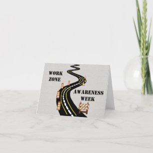 Work Zone Awareness Week Trivia Card