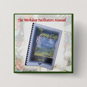 Workbook manual 15 cm square badge